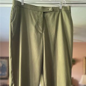 NWOT Allison Daley Fern Green Classic Slacks Size 12